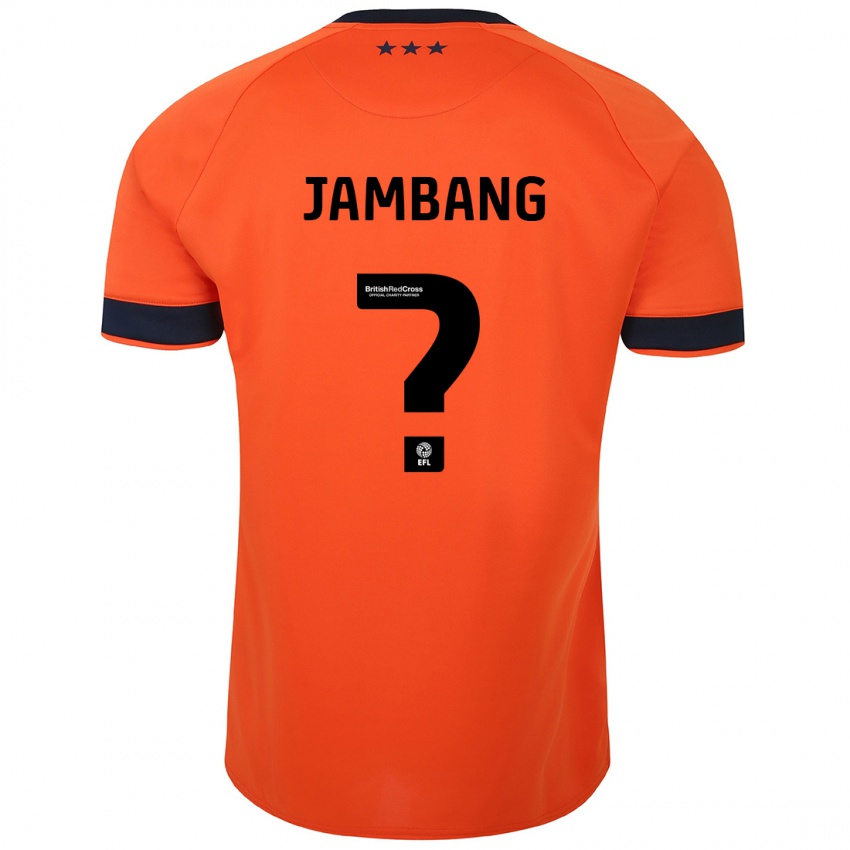 Kinder Ayyuba Jambang #0 Orangefarben Auswärtstrikot Trikot 2023/24 T-Shirt