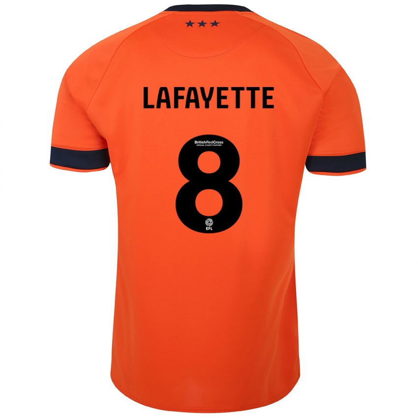 Kinder Abbie Lafayette #8 Orangefarben Auswärtstrikot Trikot 2023/24 T-Shirt