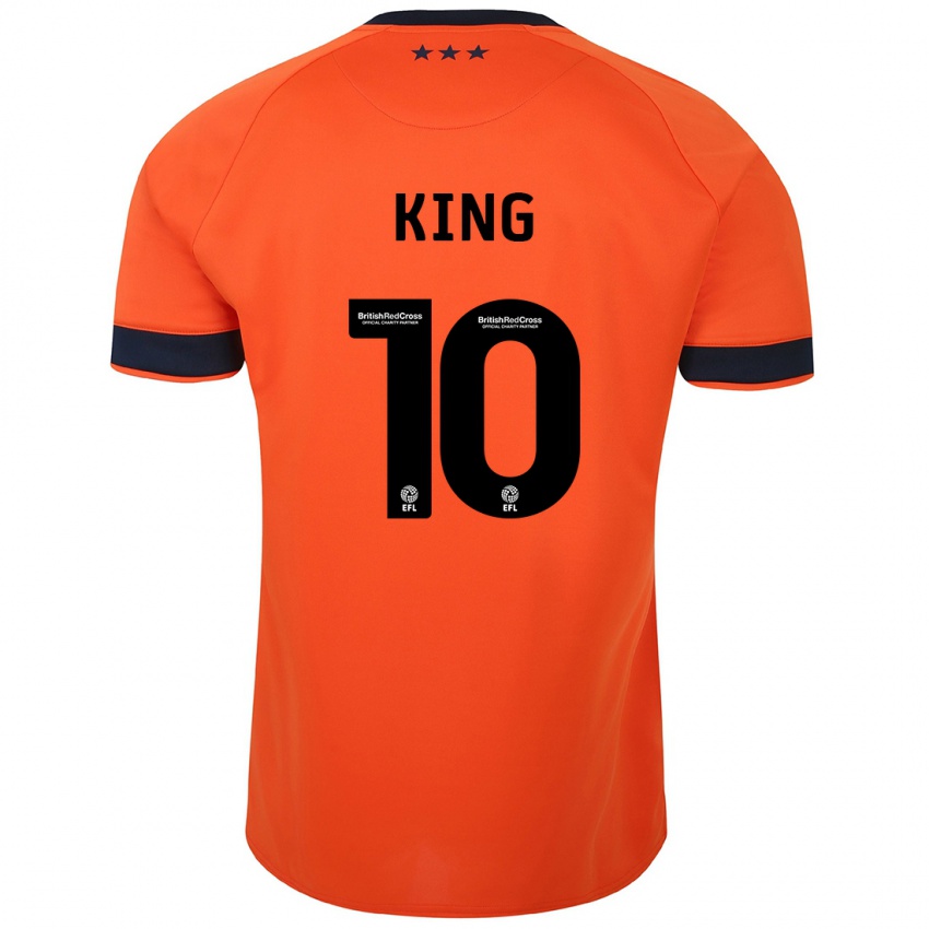 Kinder Eloise King #10 Orangefarben Auswärtstrikot Trikot 2023/24 T-Shirt