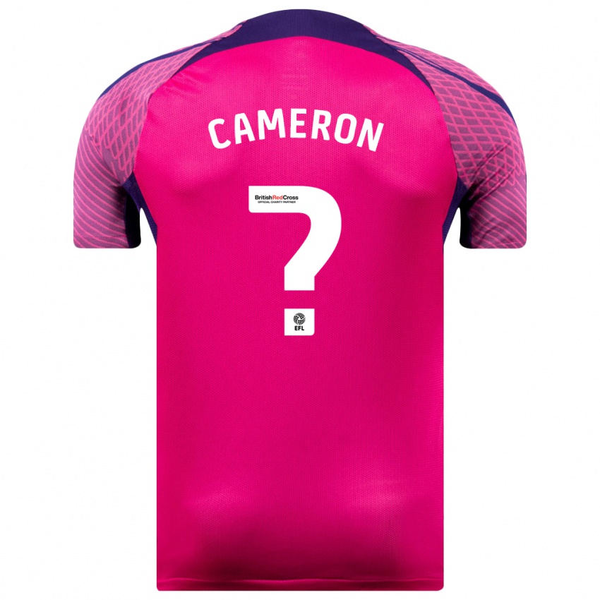 Kinder Dan Cameron #0 Lila Auswärtstrikot Trikot 2023/24 T-Shirt