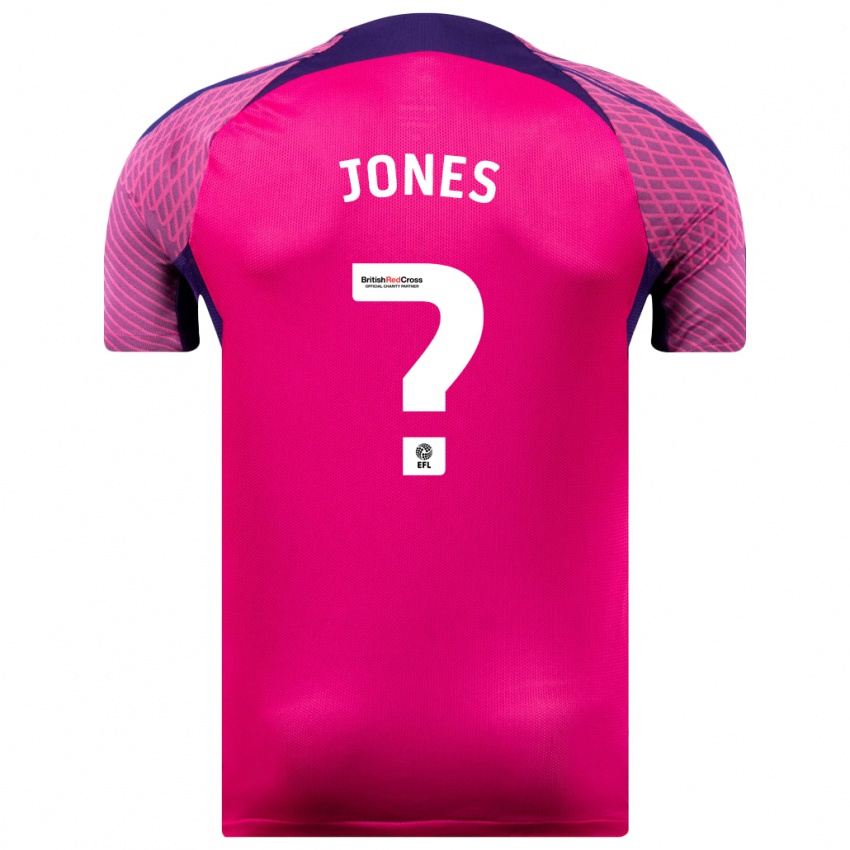 Kinder Jenson Jones #0 Lila Auswärtstrikot Trikot 2023/24 T-Shirt