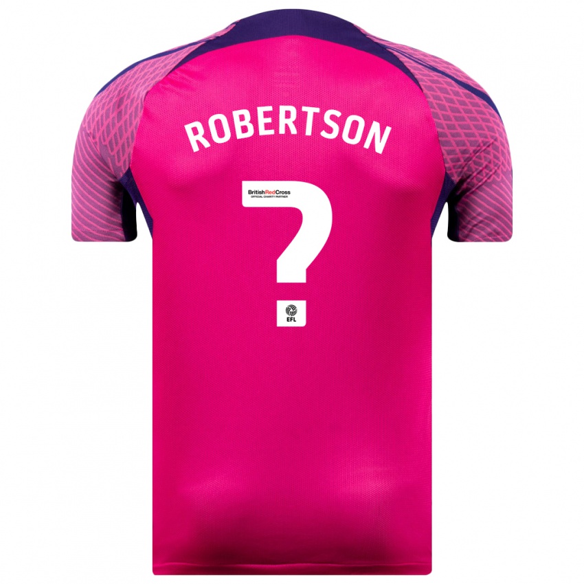 Kinder Josh Robertson #0 Lila Auswärtstrikot Trikot 2023/24 T-Shirt