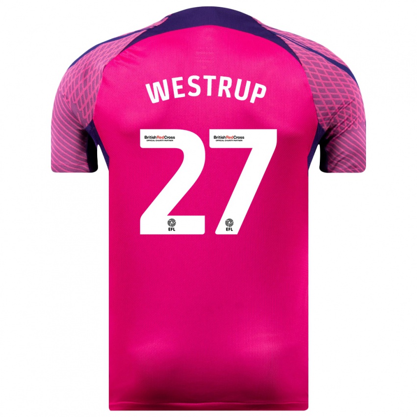 Kinder Brianna Westrup #27 Lila Auswärtstrikot Trikot 2023/24 T-Shirt