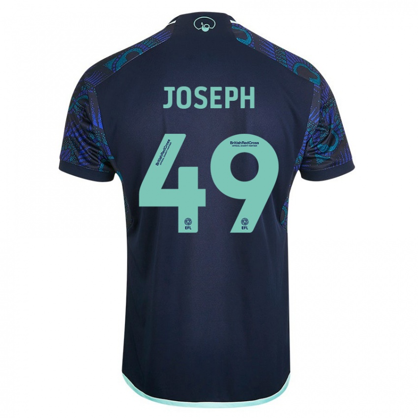 Kinder Mateo Joseph #49 Blau Auswärtstrikot Trikot 2023/24 T-Shirt