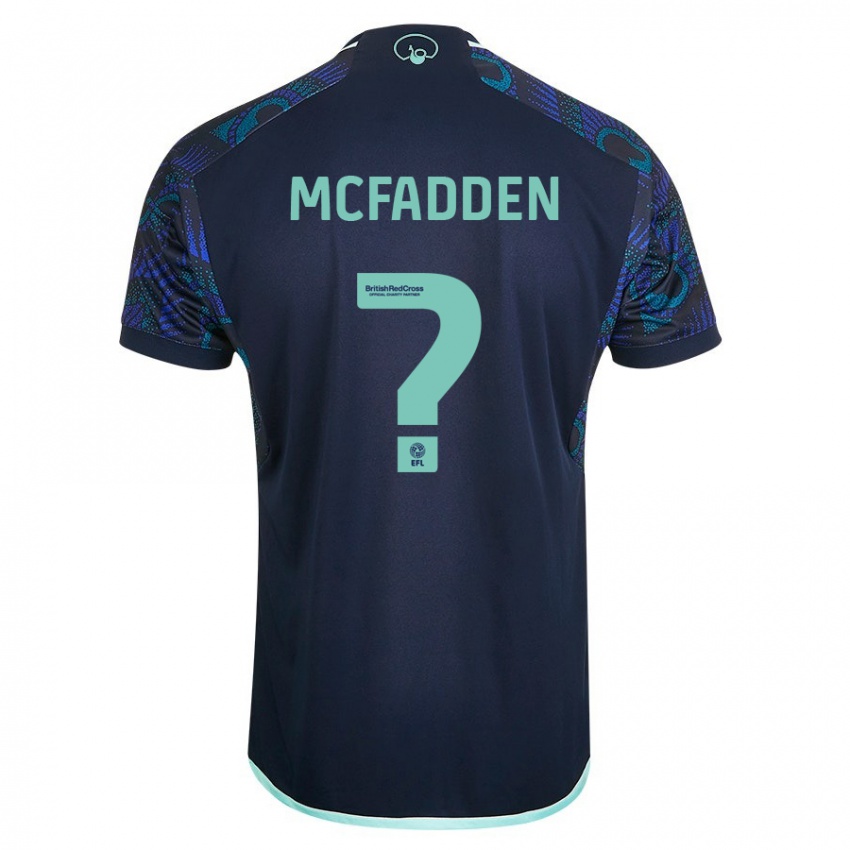 Kinder Max Mcfadden #0 Blau Auswärtstrikot Trikot 2023/24 T-Shirt