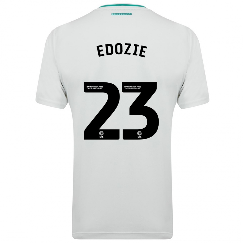 Kinder Samuel Edozie #23 Weiß Auswärtstrikot Trikot 2023/24 T-Shirt