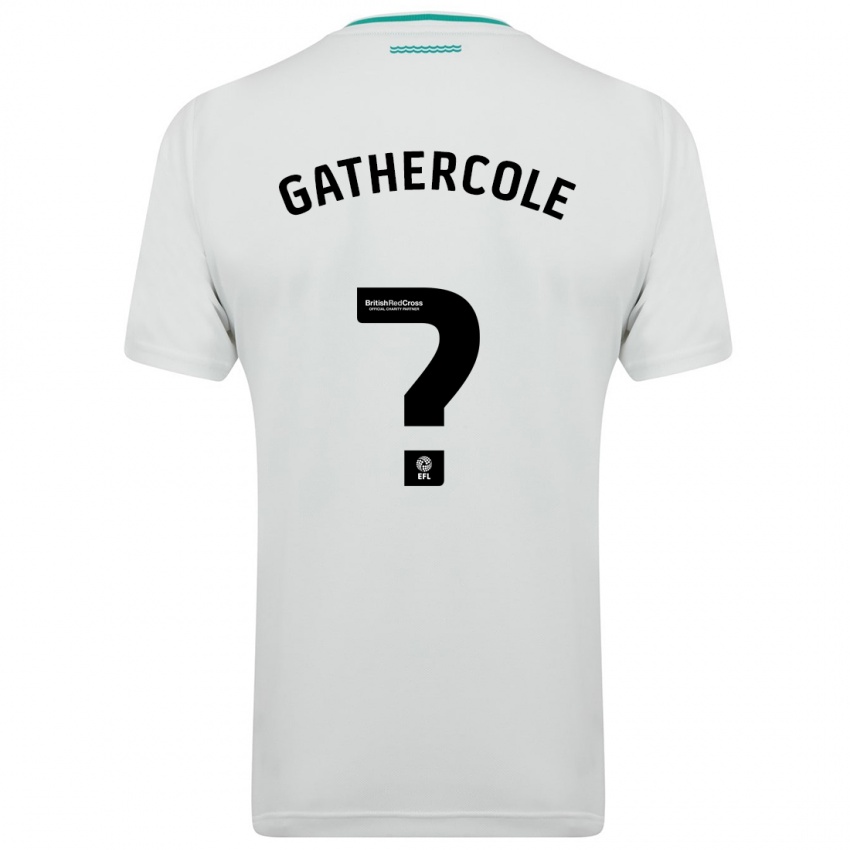 Kinder Harry Gathercole #0 Weiß Auswärtstrikot Trikot 2023/24 T-Shirt