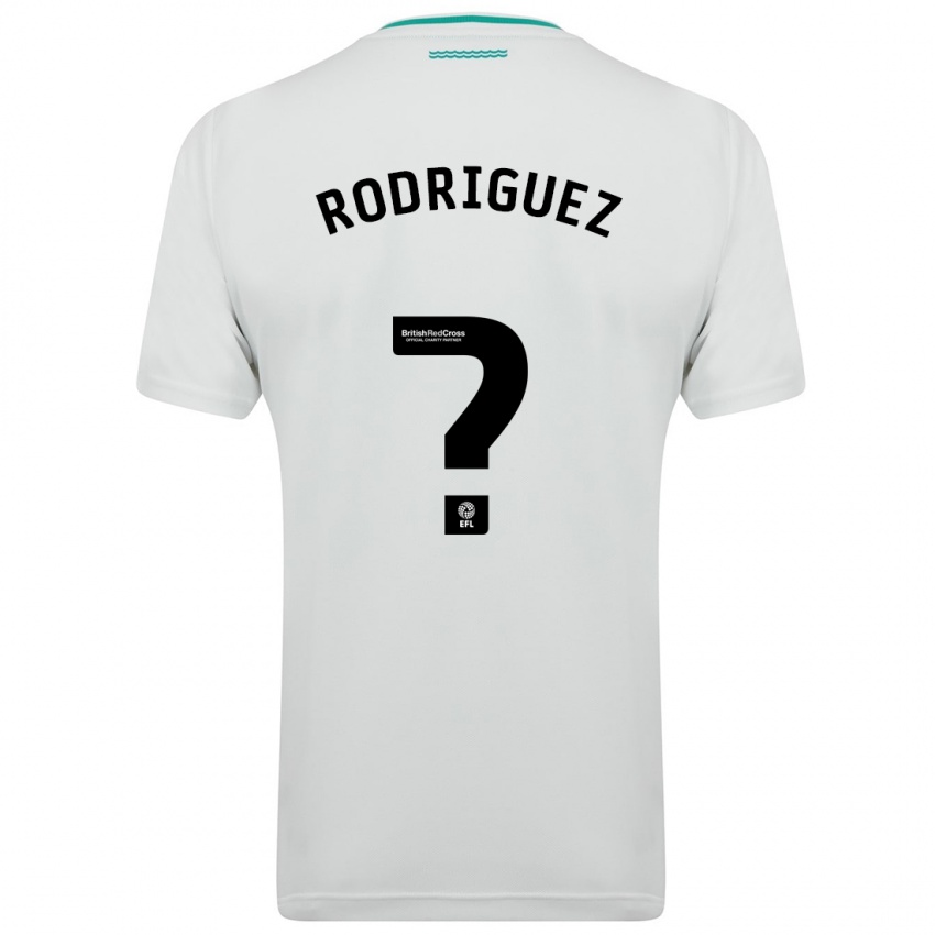 Kinder Alejandro Gomes Rodriguez #0 Weiß Auswärtstrikot Trikot 2023/24 T-Shirt