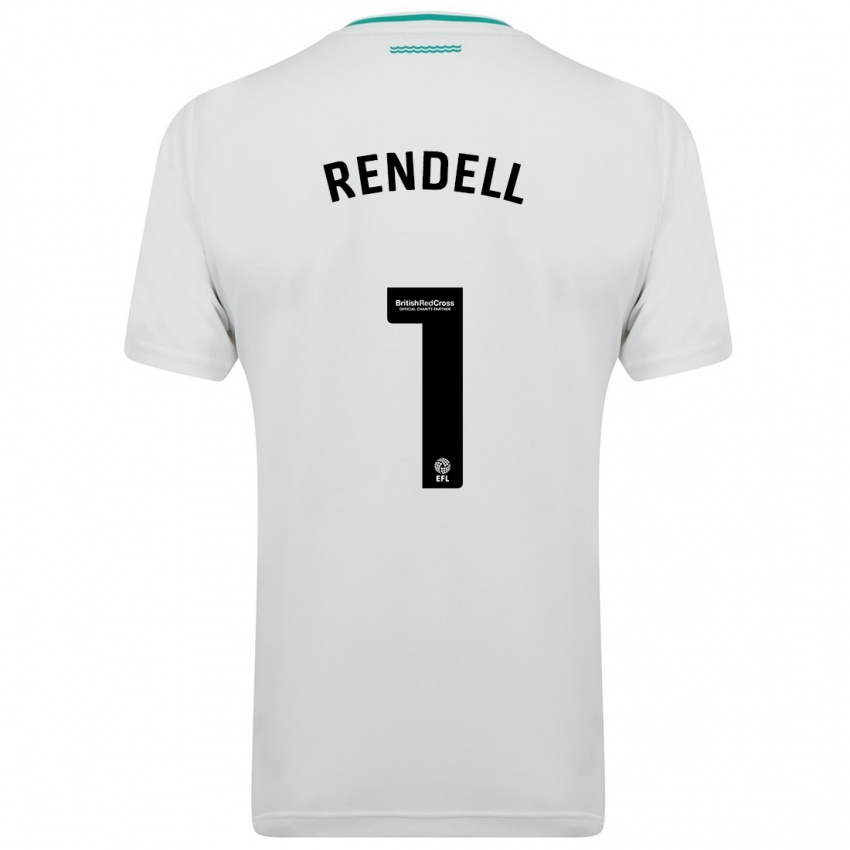 Kinder Kayla Rendell #1 Weiß Auswärtstrikot Trikot 2023/24 T-Shirt