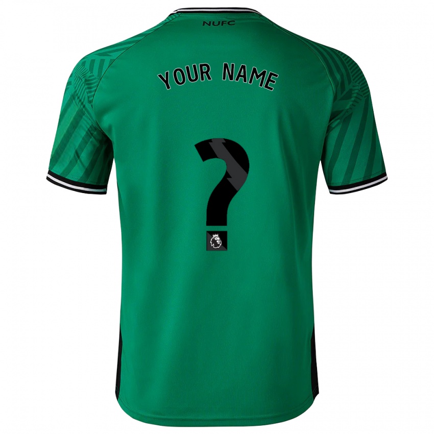 Kinder Ihren Namen #0 Grün Auswärtstrikot Trikot 2023/24 T-Shirt