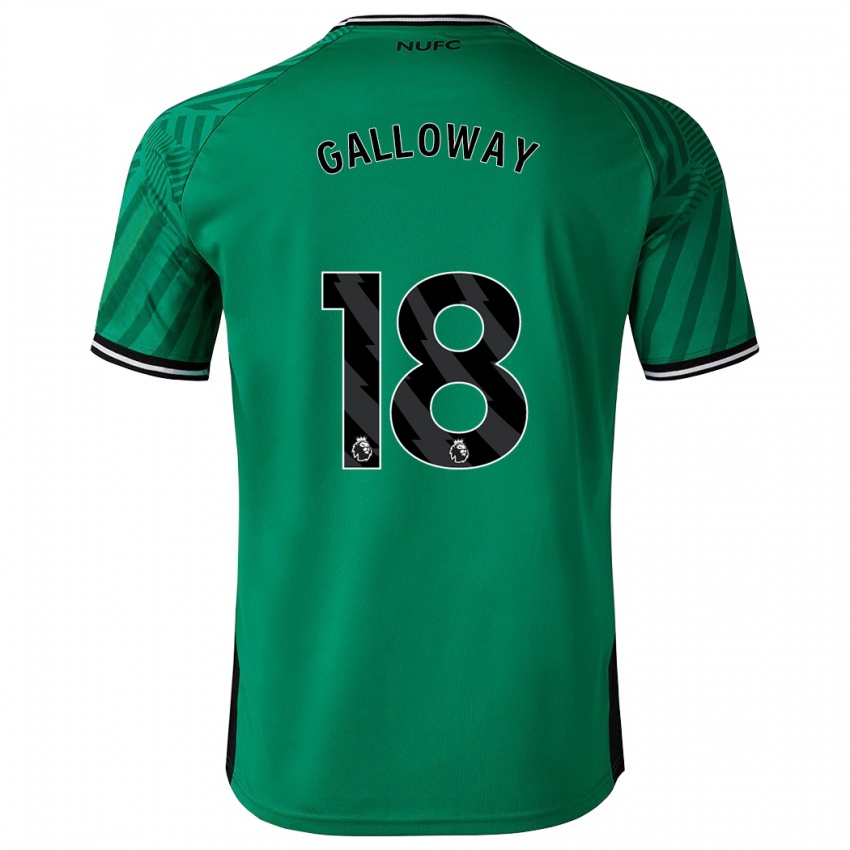 Kinder Bridget Galloway #18 Grün Auswärtstrikot Trikot 2023/24 T-Shirt