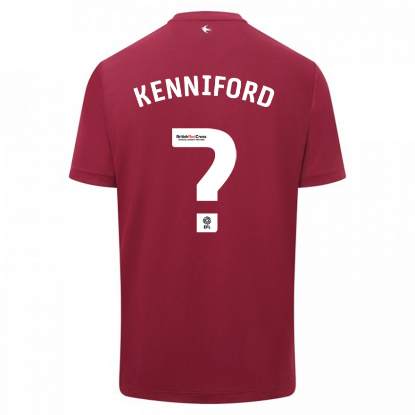 Kinder Kyle Kenniford #0 Rot Auswärtstrikot Trikot 2023/24 T-Shirt