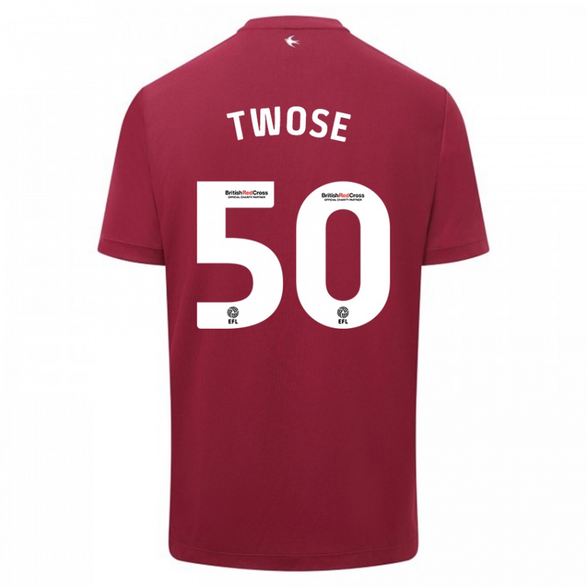 Kinder Cody Twose #50 Rot Auswärtstrikot Trikot 2023/24 T-Shirt