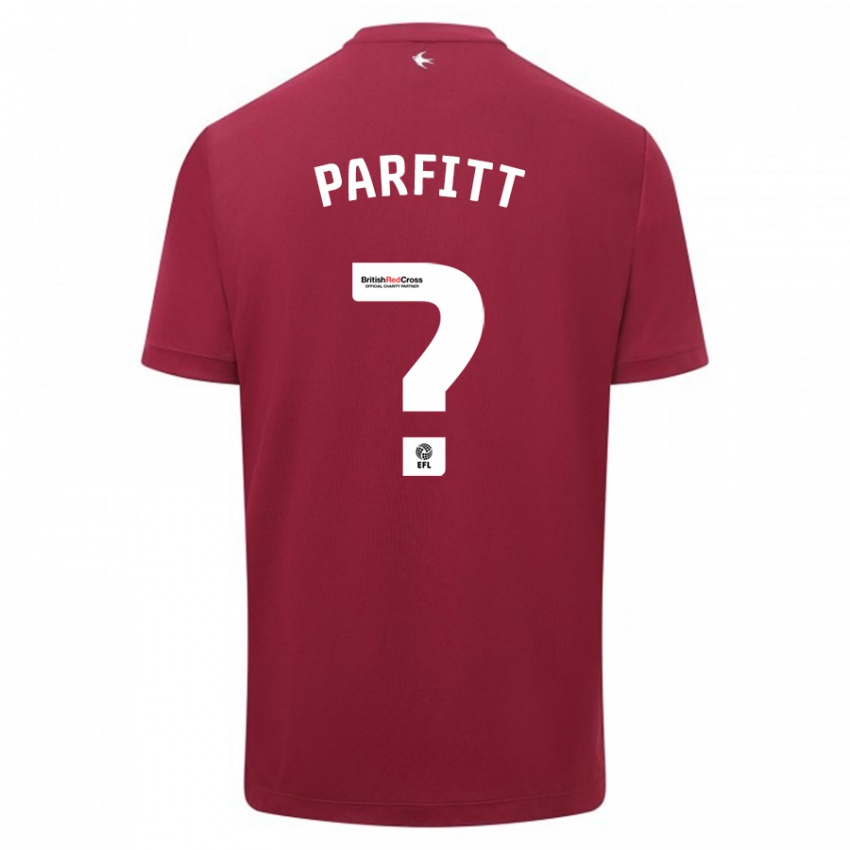 Kinder T-Jay Parfitt #0 Rot Auswärtstrikot Trikot 2023/24 T-Shirt