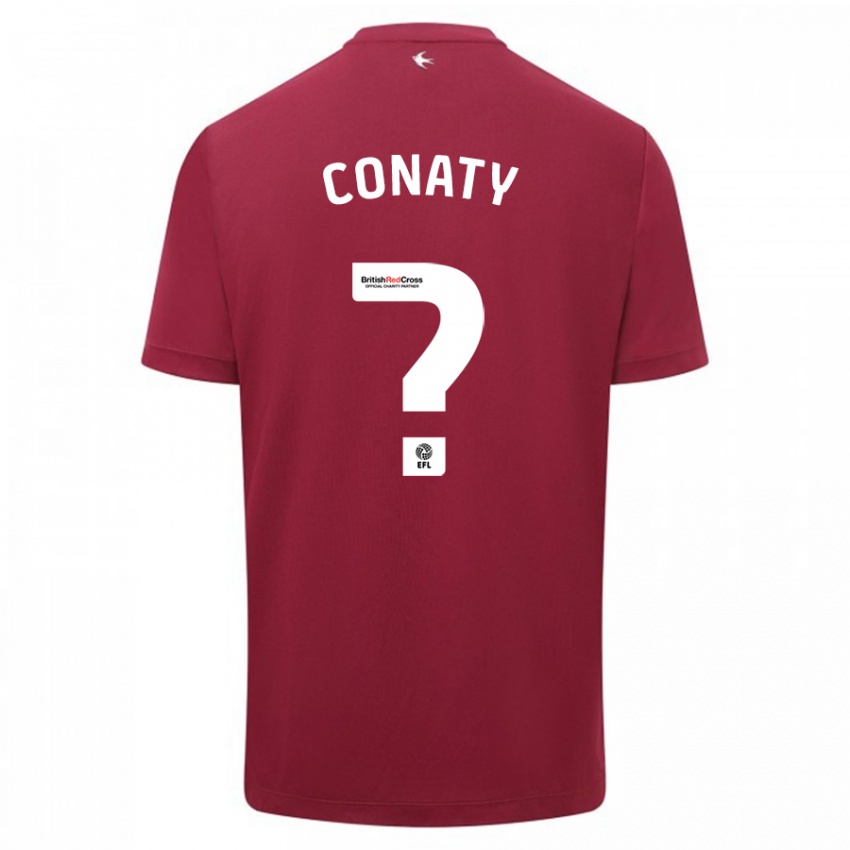 Kinder Keano Conaty #0 Rot Auswärtstrikot Trikot 2023/24 T-Shirt