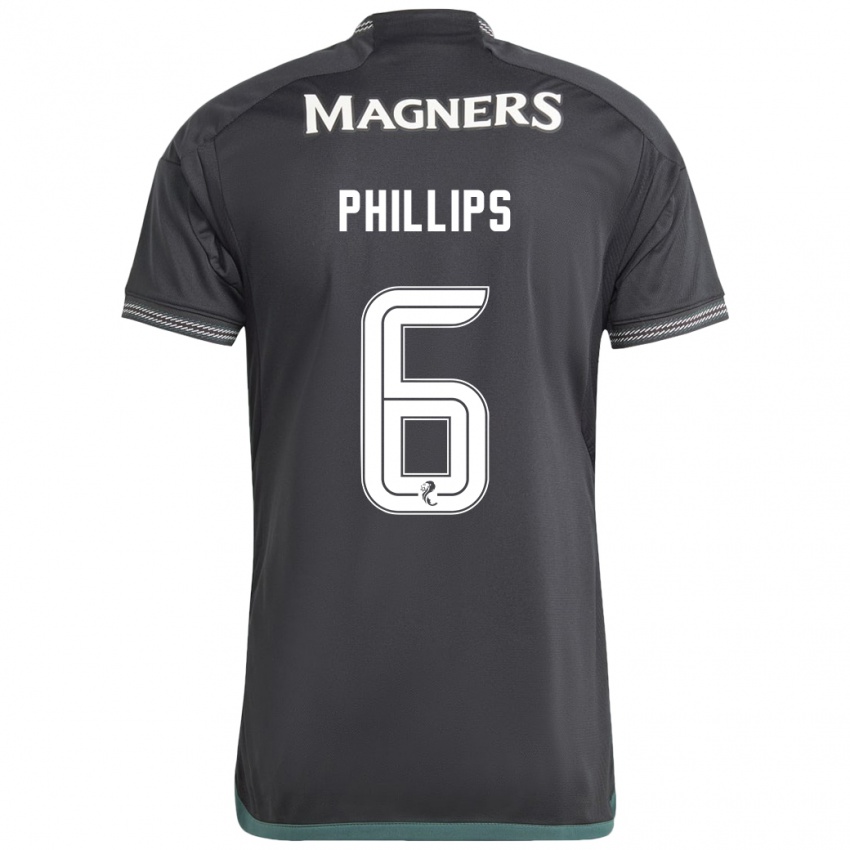 Kinder Nathaniel Phillips #6 Schwarz Auswärtstrikot Trikot 2023/24 T-Shirt