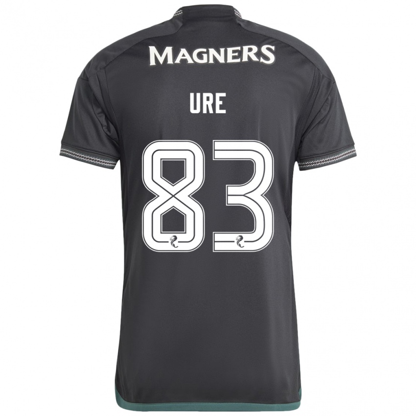 Kinder Kyle Ure #83 Schwarz Auswärtstrikot Trikot 2023/24 T-Shirt