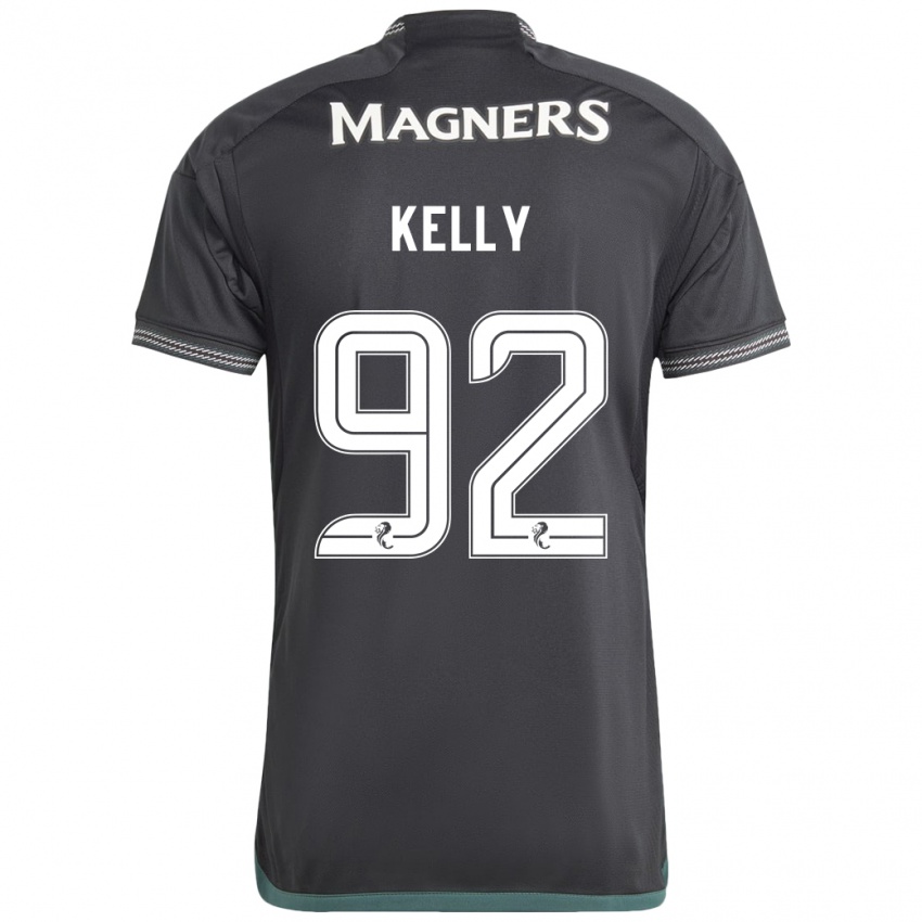 Kinder Daniel Kelly #92 Schwarz Auswärtstrikot Trikot 2023/24 T-Shirt