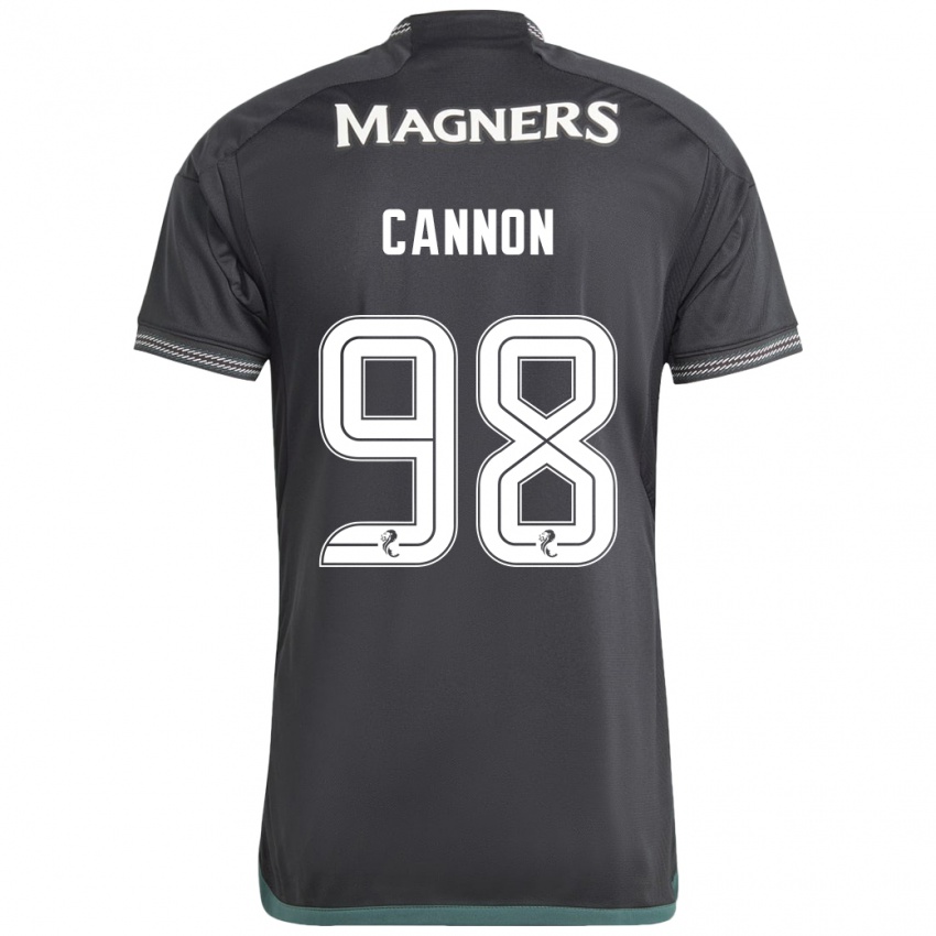 Kinder Aidan Cannon #98 Schwarz Auswärtstrikot Trikot 2023/24 T-Shirt