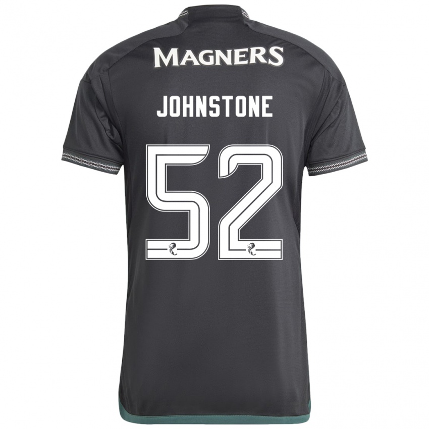 Kinder Rachael Johnstone #52 Schwarz Auswärtstrikot Trikot 2023/24 T-Shirt