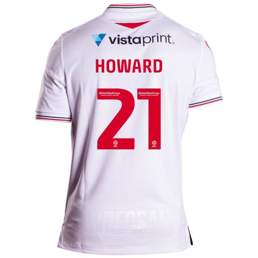 Kinder Mark Howard #21 Weiß Auswärtstrikot Trikot 2023/24 T-Shirt