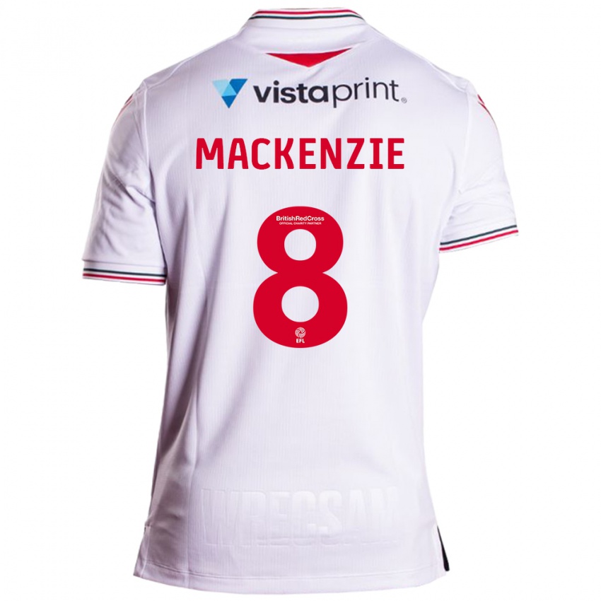 Kinder Libby Mackenzie #8 Weiß Auswärtstrikot Trikot 2023/24 T-Shirt