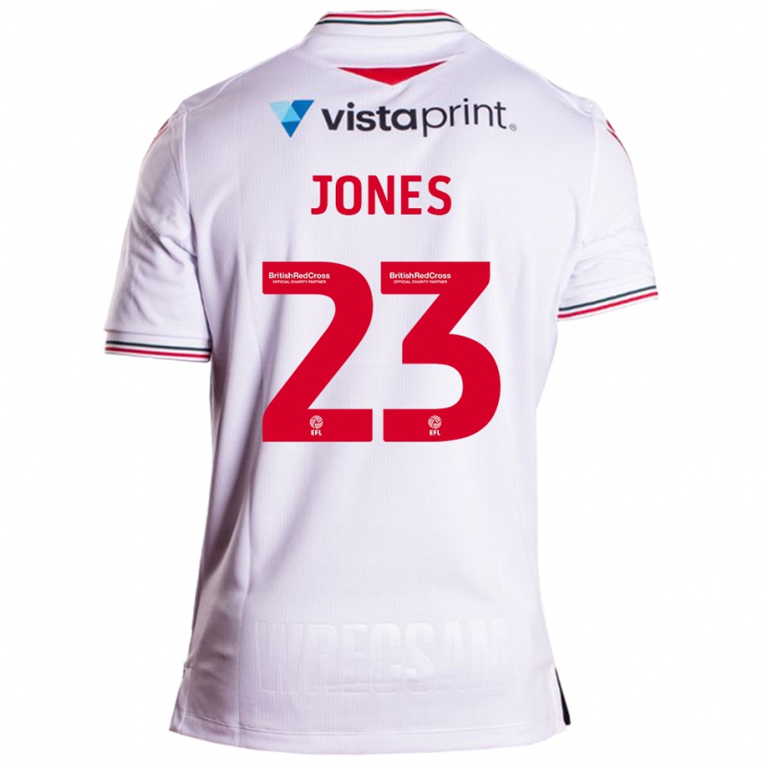 Kinder Ruby Jones #23 Weiß Auswärtstrikot Trikot 2023/24 T-Shirt