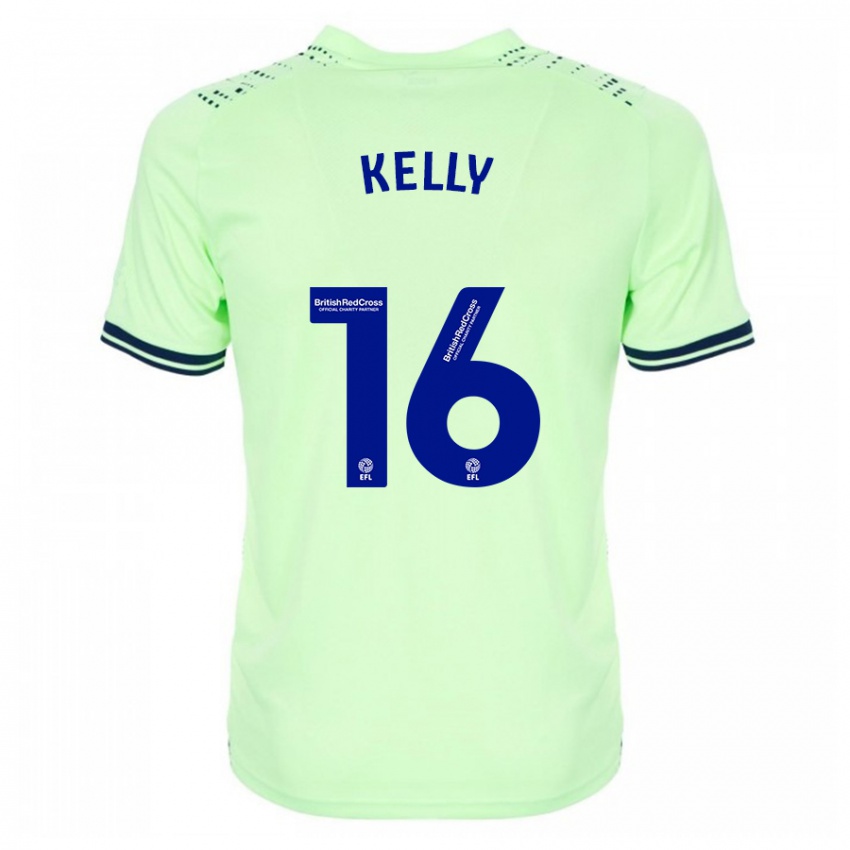 Kinder Martin Kelly #16 Marine Auswärtstrikot Trikot 2023/24 T-Shirt
