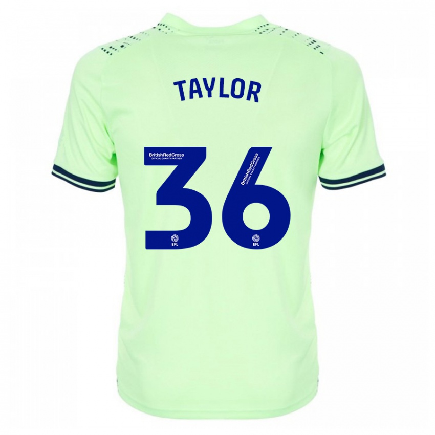 Kinder Caleb Taylor #36 Marine Auswärtstrikot Trikot 2023/24 T-Shirt