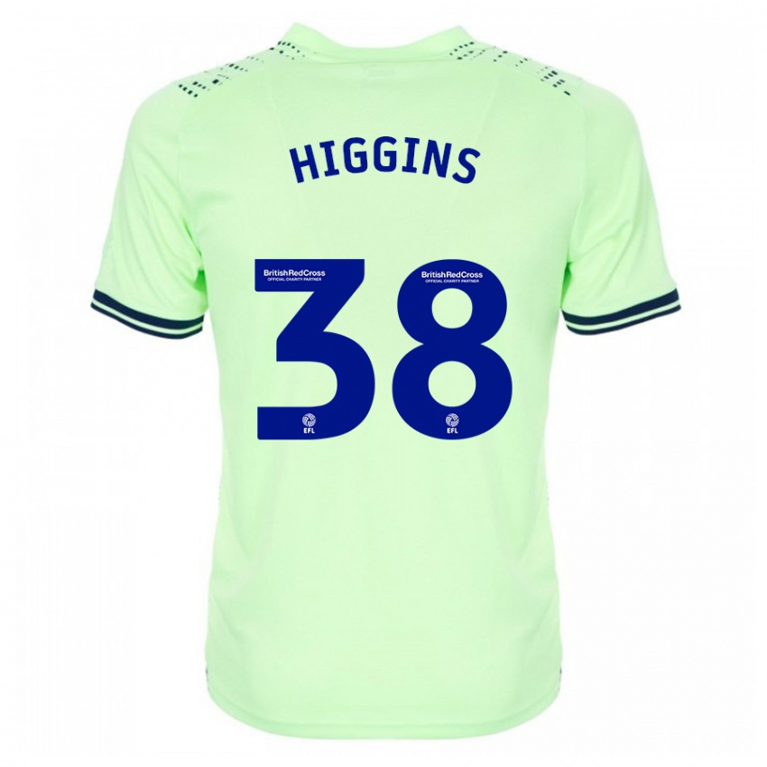 Kinder Akeel Higgins #38 Marine Auswärtstrikot Trikot 2023/24 T-Shirt