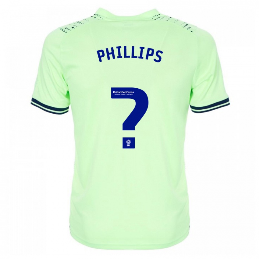 Kinder Narel Phillips #0 Marine Auswärtstrikot Trikot 2023/24 T-Shirt