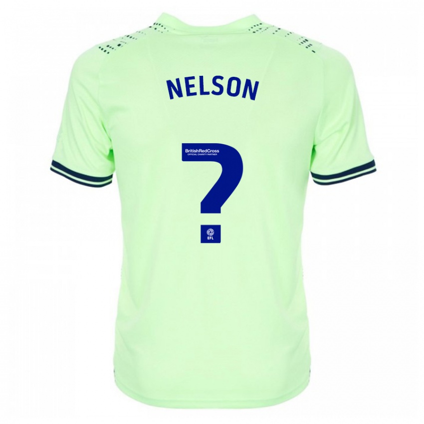 Kinder Deago Nelson #0 Marine Auswärtstrikot Trikot 2023/24 T-Shirt