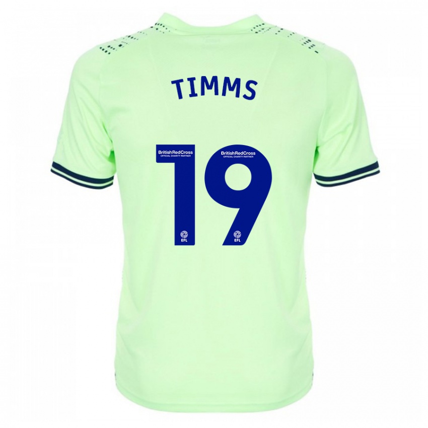 Kinder Maria Timms #19 Marine Auswärtstrikot Trikot 2023/24 T-Shirt