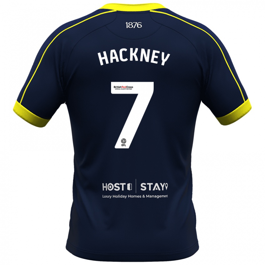 Kinder Hayden Hackney #7 Marine Auswärtstrikot Trikot 2023/24 T-Shirt