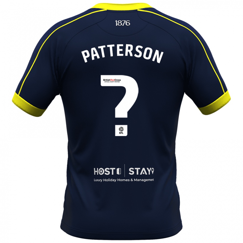 Kinder Jack Patterson #2 Marine Auswärtstrikot Trikot 2023/24 T-Shirt