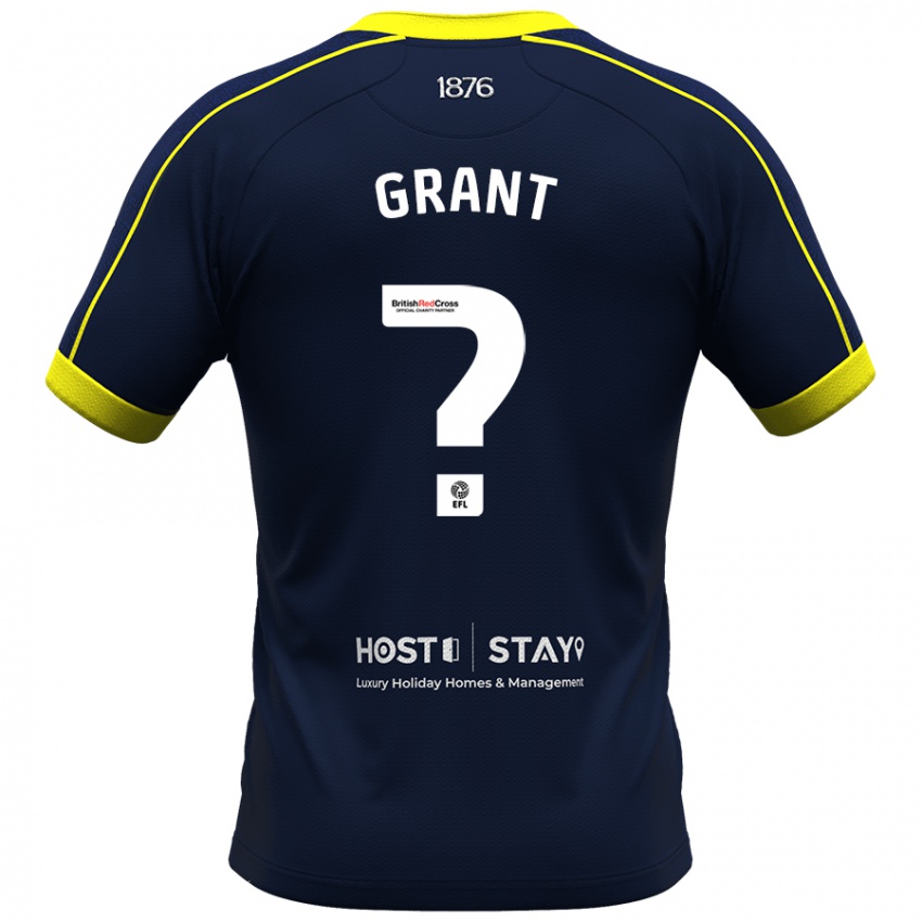 Kinder George Grant #0 Marine Auswärtstrikot Trikot 2023/24 T-Shirt