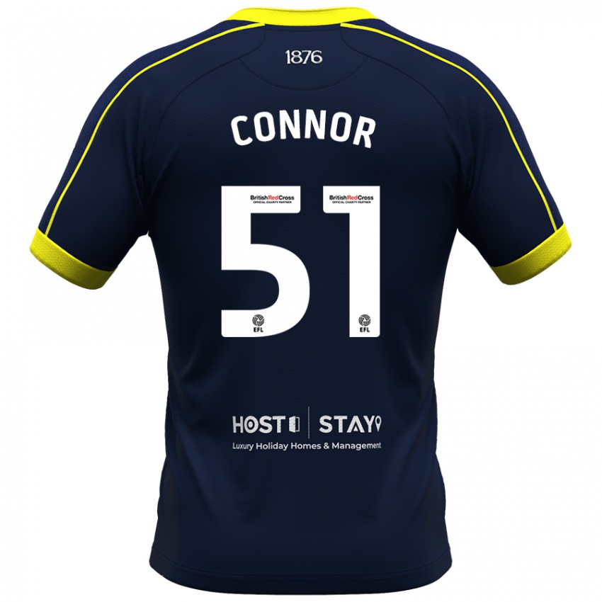 Kinder Shea Connor #51 Marine Auswärtstrikot Trikot 2023/24 T-Shirt