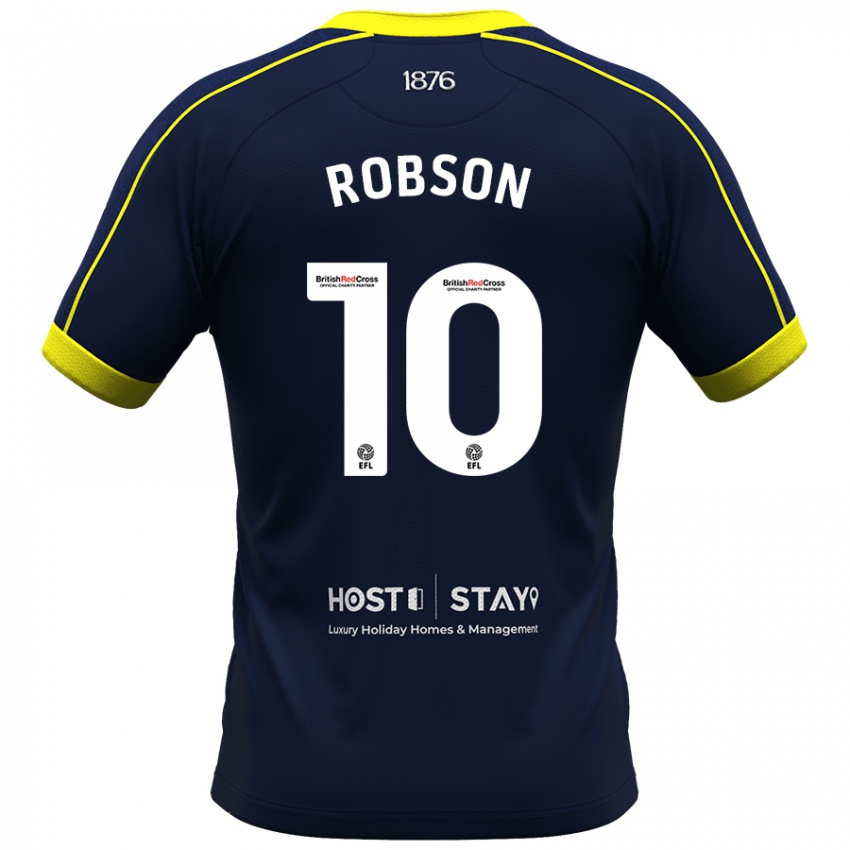 Kinder Lauren Robson #10 Marine Auswärtstrikot Trikot 2023/24 T-Shirt