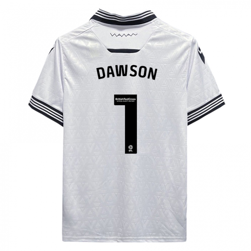 Kinder Cameron Dawson #1 Weiß Auswärtstrikot Trikot 2023/24 T-Shirt