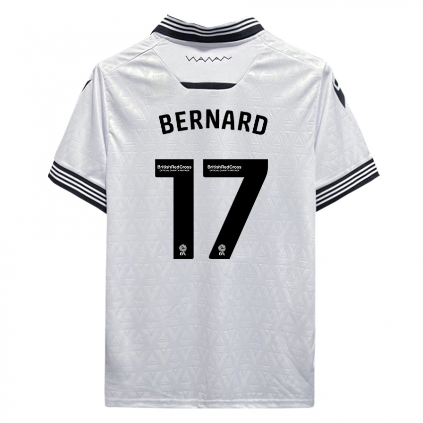 Kinder Di'shon Bernard #17 Weiß Auswärtstrikot Trikot 2023/24 T-Shirt