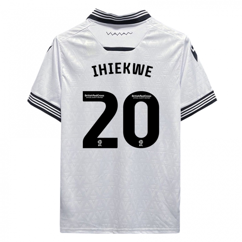 Kinder Michael Ihiekwe #20 Weiß Auswärtstrikot Trikot 2023/24 T-Shirt