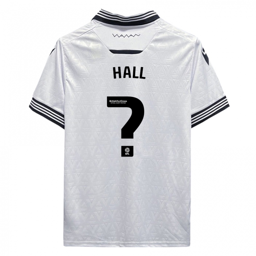 Kinder Jack Hall #0 Weiß Auswärtstrikot Trikot 2023/24 T-Shirt