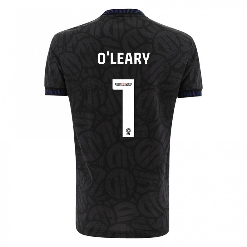 Kinder Max O'leary #1 Schwarz Auswärtstrikot Trikot 2023/24 T-Shirt