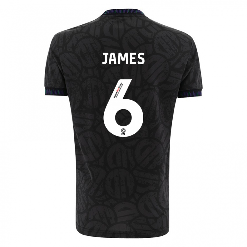 Kinder Matty James #6 Schwarz Auswärtstrikot Trikot 2023/24 T-Shirt