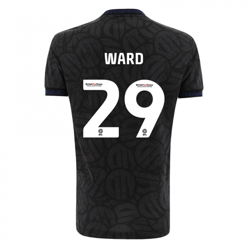 Kinder Mari Ward #29 Schwarz Auswärtstrikot Trikot 2023/24 T-Shirt