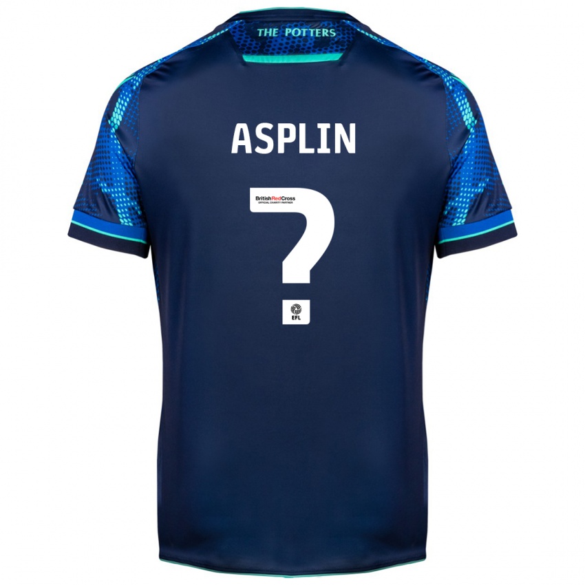 Kinder Max Asplin #0 Marine Auswärtstrikot Trikot 2023/24 T-Shirt