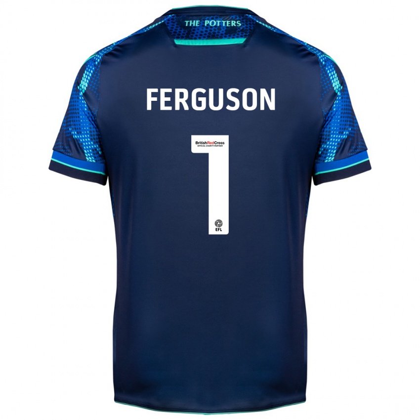 Kinder Georgie Ferguson #1 Marine Auswärtstrikot Trikot 2023/24 T-Shirt