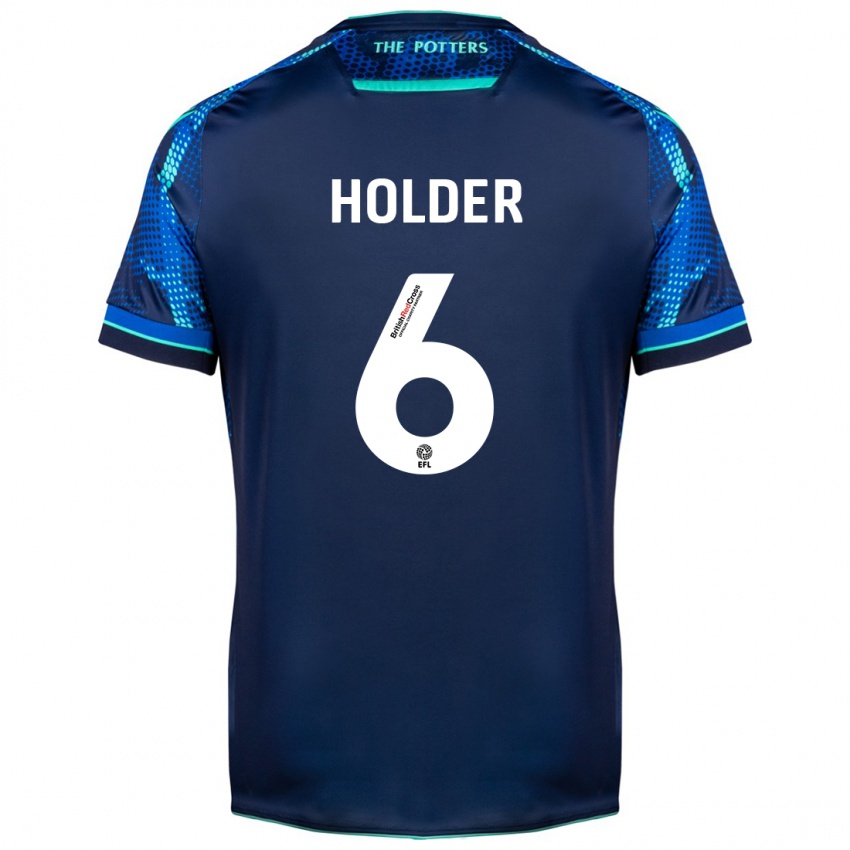 Kinder Molly Holder #6 Marine Auswärtstrikot Trikot 2023/24 T-Shirt