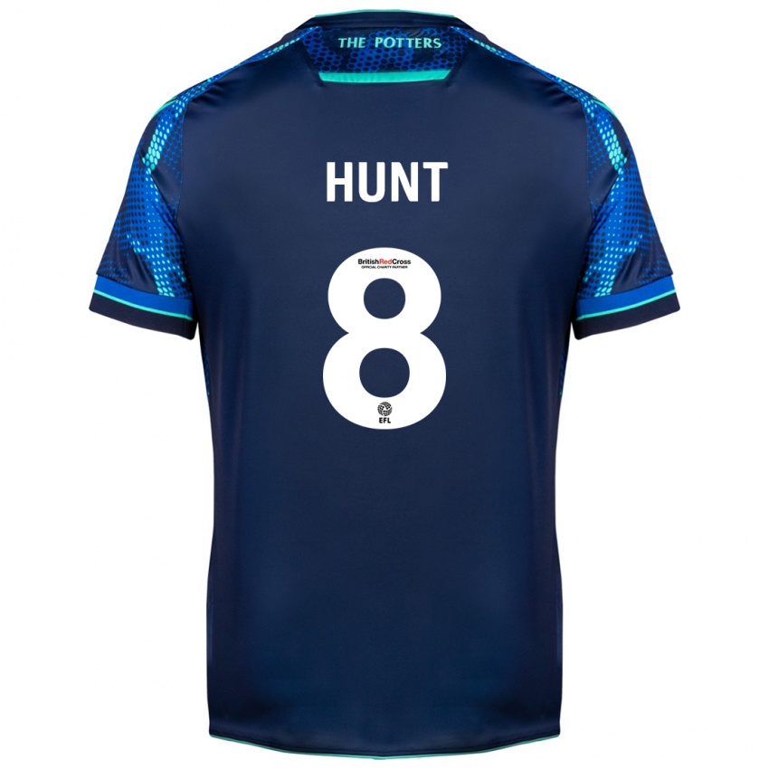 Kinder Abby Hunt #8 Marine Auswärtstrikot Trikot 2023/24 T-Shirt