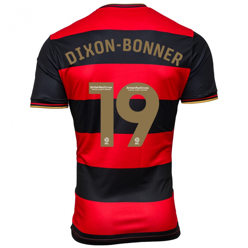 Kinder Elijah Dixon-Bonner #19 Schwarz Rot Auswärtstrikot Trikot 2023/24 T-Shirt